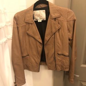 Faux leather jacket